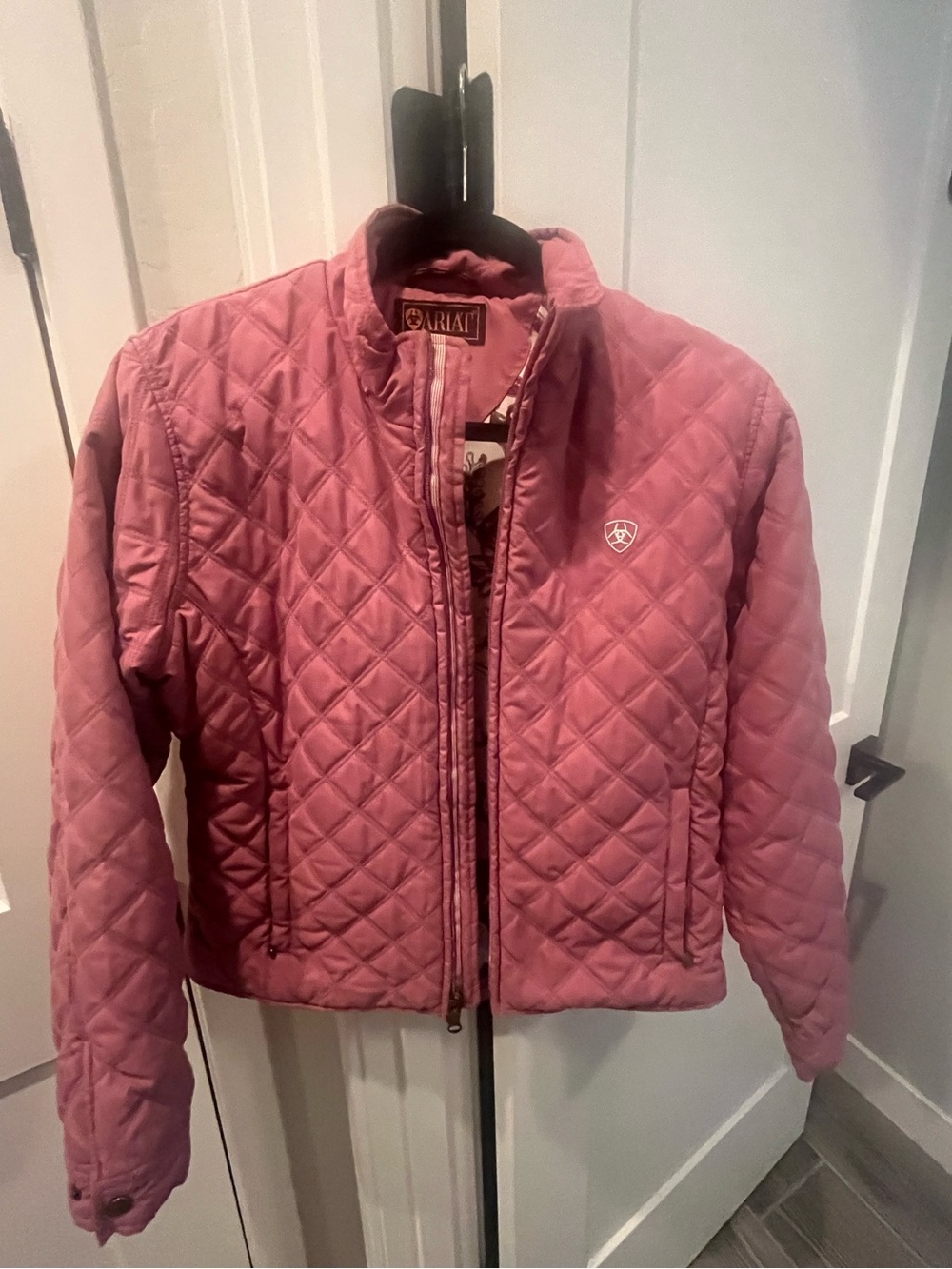 NWOT Ariat Women's Quilted Pink Jacket